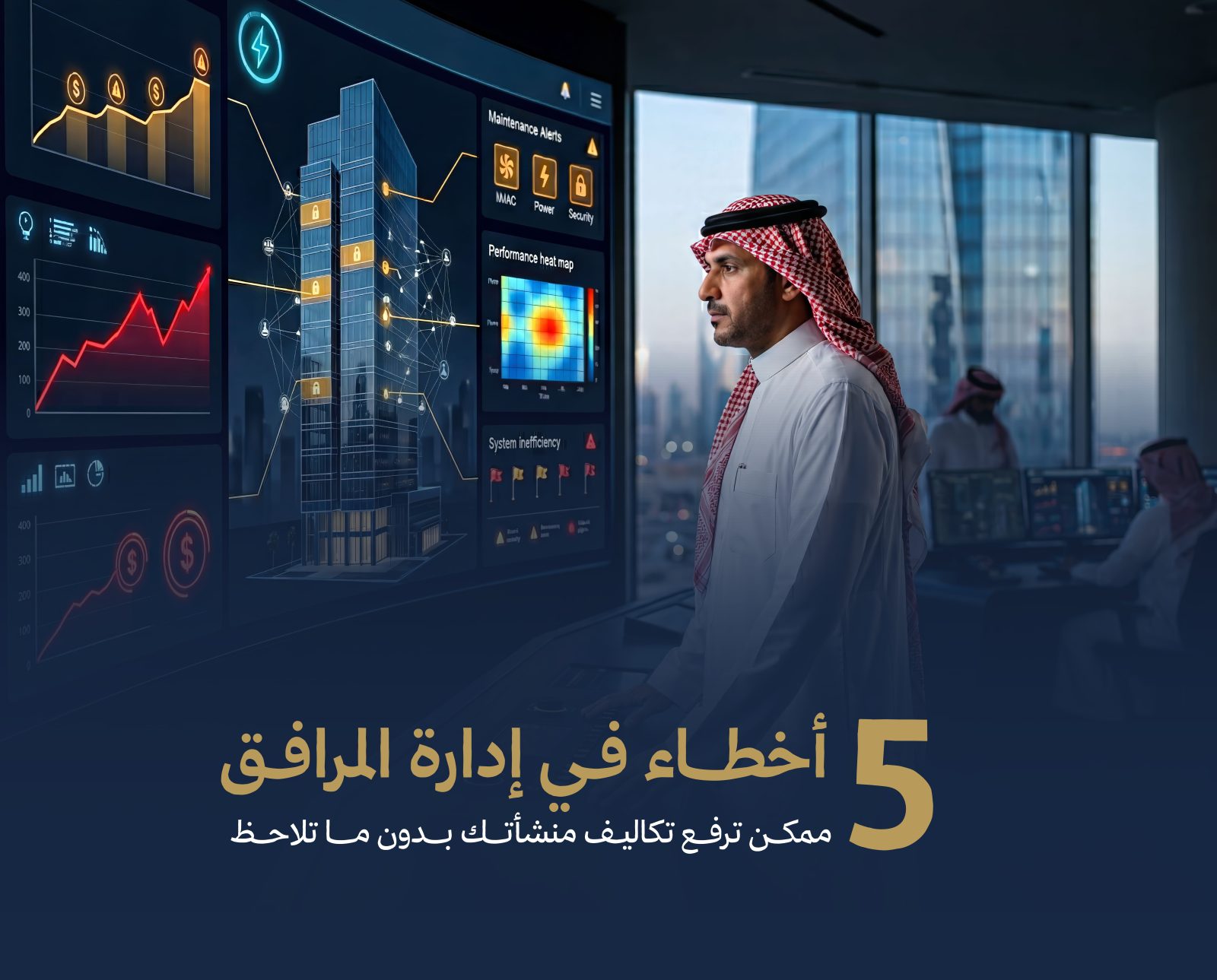 أخطاء إدارة المرافق وكيف تقلل تكاليف التشغيل في شركتك
