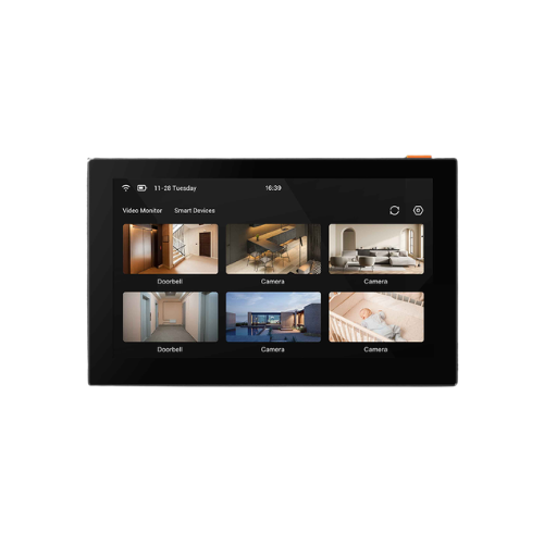شاشة EZVIZ SD7 الذكية للتحكم بالانتركوم والكاميرات – شاشة داخلية لنظام EZVIZ